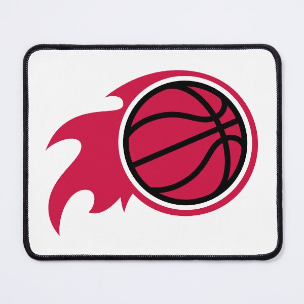 Item preview, Basketball with flames red black designed and sold by Tarroi.
