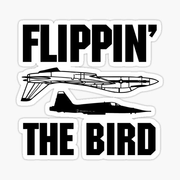 Vista previa del artículo con la obra «Flippin the Bird», diseñado y vendido por McPod.