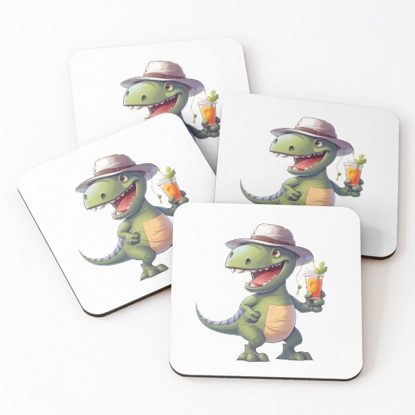 Item preview, Dinosaur on summers day with juice   designed and sold by Socool101.