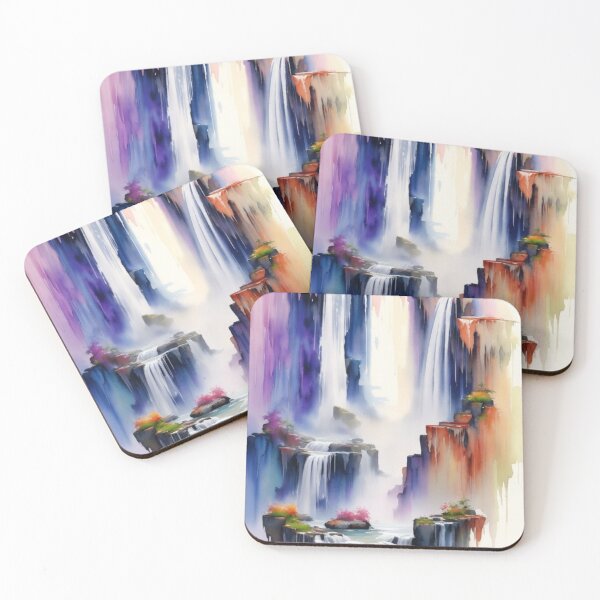 Item preview, Vibrant Waterfall designed and sold by aesthetNest.