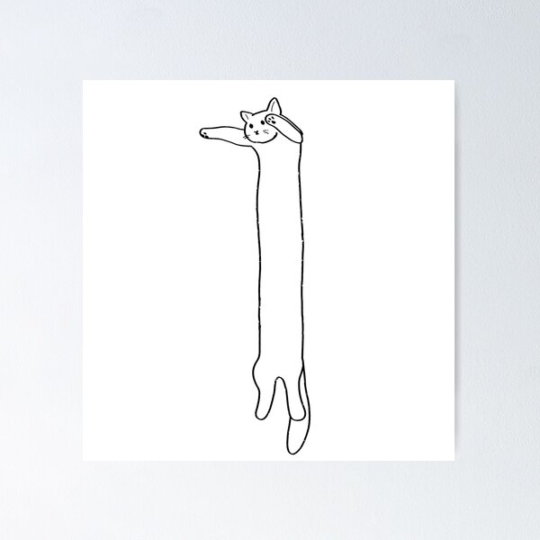 Long Cat Meme Photographic Print for Sale by lolhammer