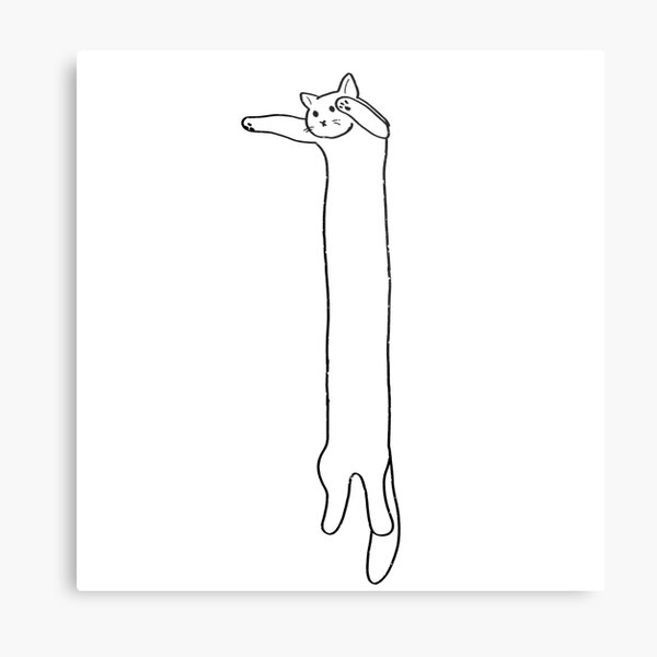 Long Cat Meme Art Print for Sale by lolhammer