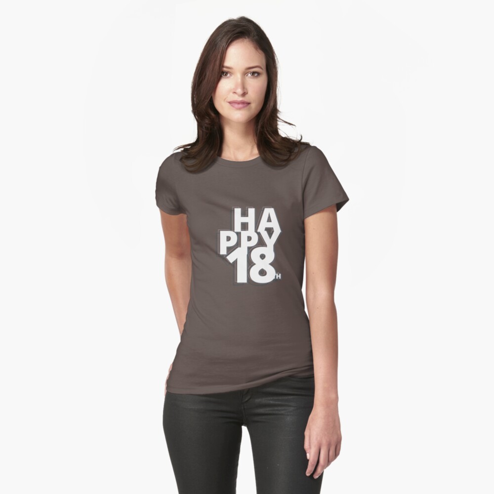 Item preview, Fitted T-Shirt designed and sold by FunnyNoMark.
