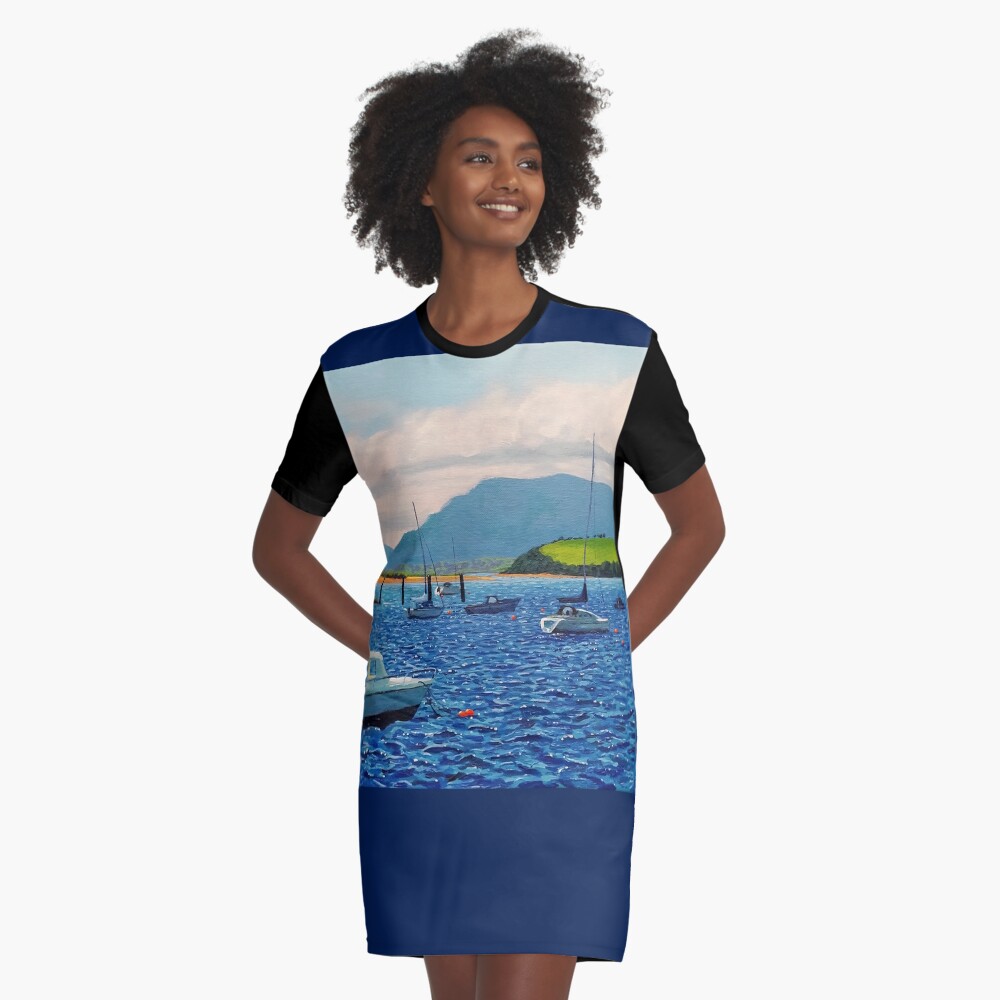Item preview, Graphic T-Shirt Dress designed and sold by eolai.