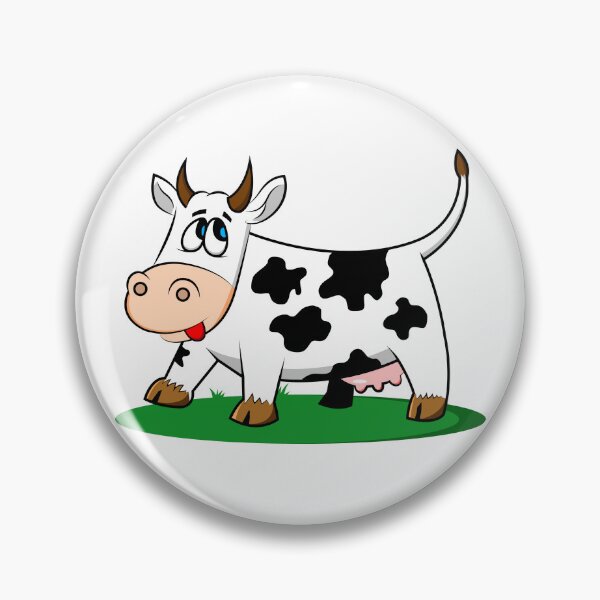 Item preview, Cartoon simple happy cow 12 designed and sold by GeoffBeattie.