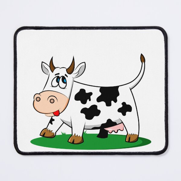Item preview, Cartoon simple happy cow 12 designed and sold by GeoffBeattie.