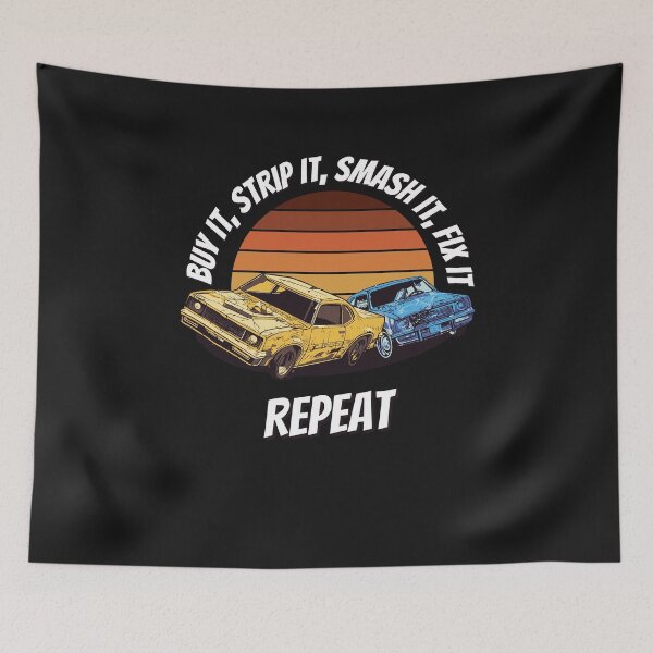 Item preview, Buy It Strip It Smash It Fix It Repeat Demolition Derby  designed and sold by woormle.