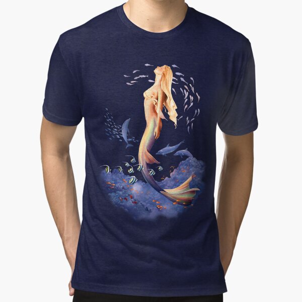 Sunrise Mermaid Tri-blend T-Shirt