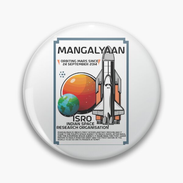 Artikelvorschau, Logo der Indischen Weltraumforschungsorganisation (ISRO). entworfen und verkauft von noble-mcafee.