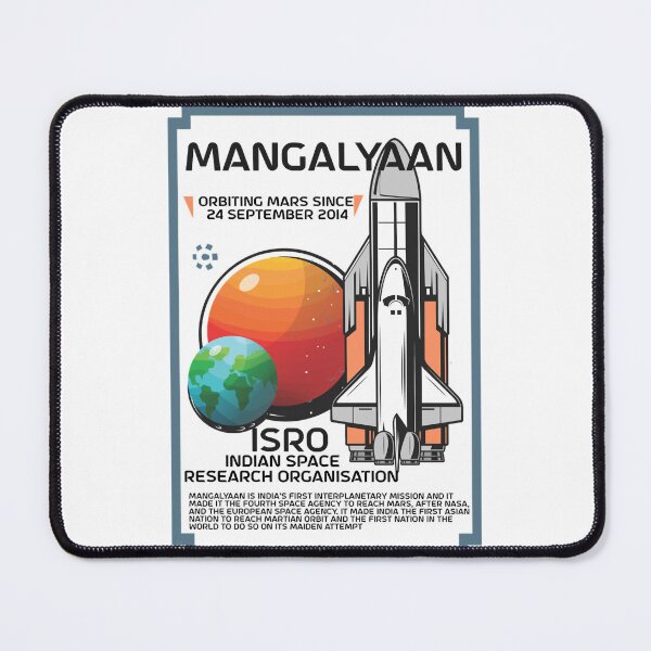 Item preview, Indian Space Research Organization (ISRO) Logo designed and sold by noble-mcafee.