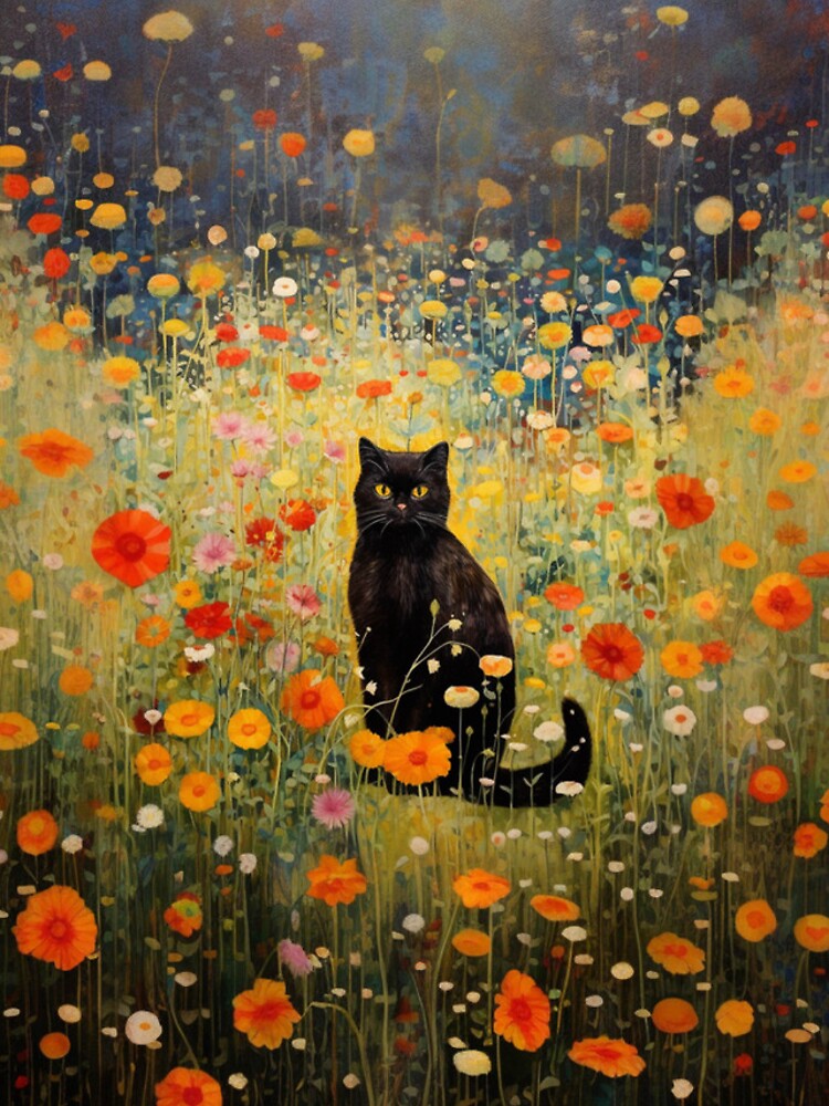Aperçu 4 sur 4. Coque iPhone avec l'œuvre Chat de jardin de style Gustav Klimt créée et vendue par izzy2wonderland.