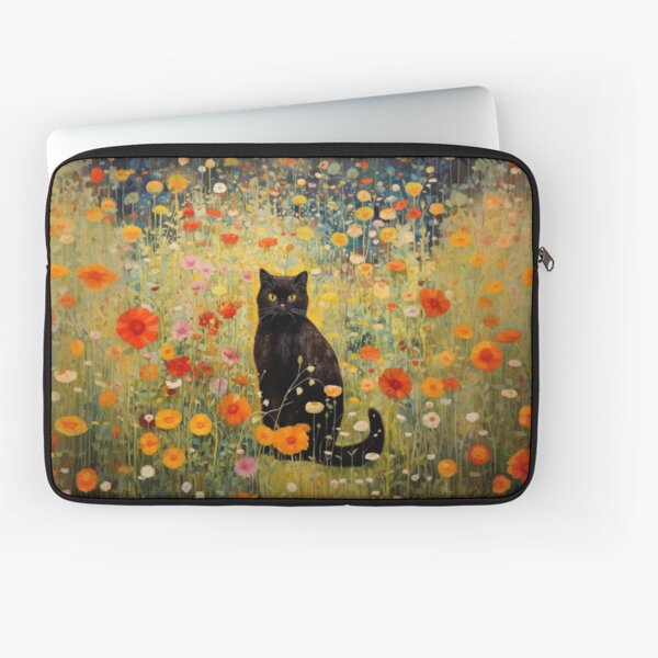 Aperçu de l'œuvre Chat de jardin de style Gustav Klimt créée et vendue par izzy2wonderland.