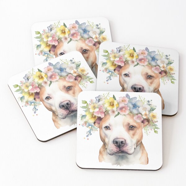 Item preview, Flower dogs watercolor 6 designed and sold by jessagirl.