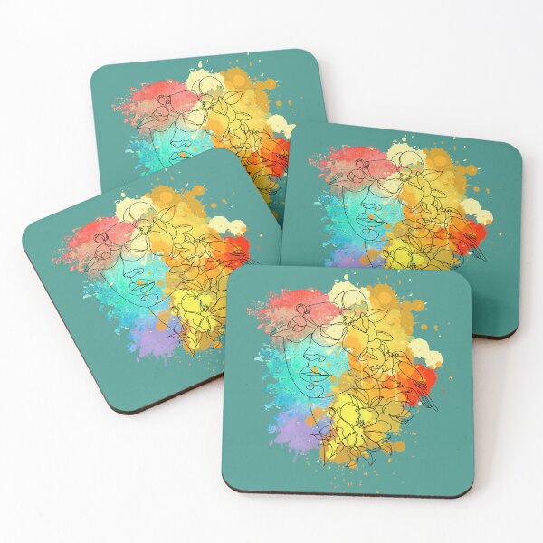 Item preview, Woman face with Flowers And Bird designed and sold by ORA_ORA.