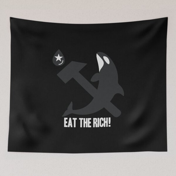 Item preview, Eat the rich! Gladys the Orca designed and sold by WatsonBeahan.