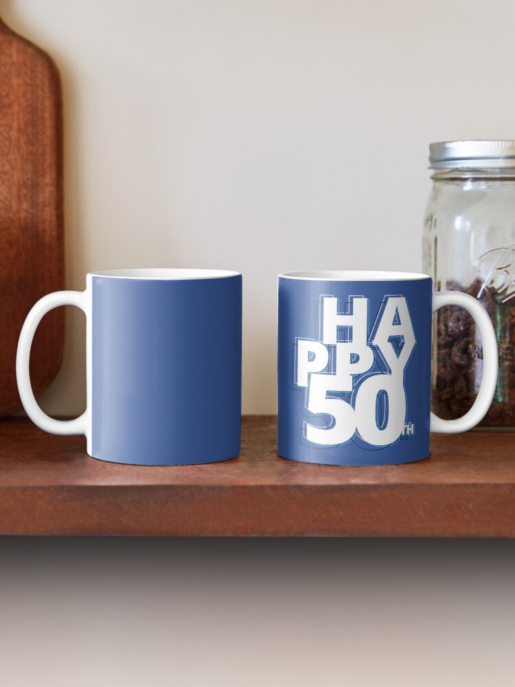 Thumbnail 2 of 6, Coffee Mug, happy 50 years designed and sold by FunnyNoMark.