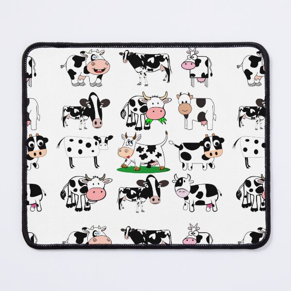 Item preview, Cartoon simple happy cows designed and sold by GeoffBeattie.