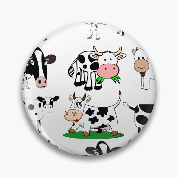 Item preview, Cartoon simple happy cows  designed and sold by GeoffBeattie.
