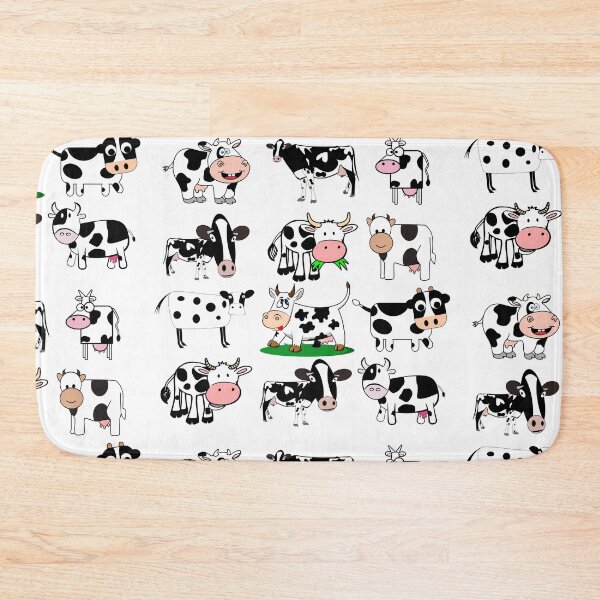Item preview, Cartoon simple happy cows  designed and sold by GeoffBeattie.