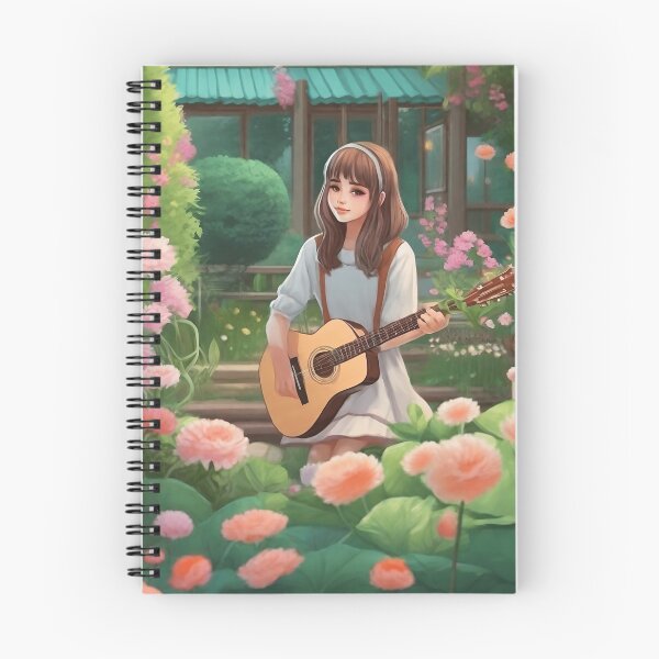 Item preview, GIRL PLAYING GUITAR designed and sold by TrendArt44k.