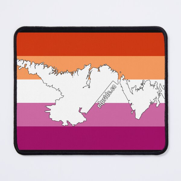 Item preview, Newfoundland & Labrador on Lesbian Pride Flag (5 Stripes) designed and sold by Jenna Rideout.