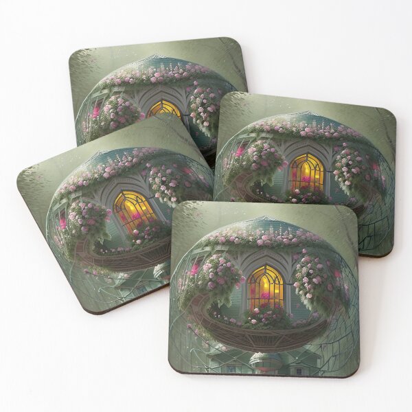 Item preview, A wonderful Flower World Fantasy Garden designed and sold by PixieDustAIArt.