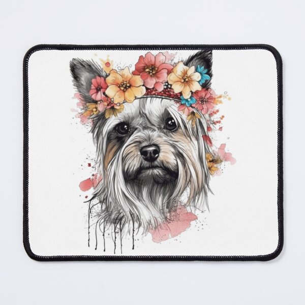 Item preview, Flower dogs watercolor 8 designed and sold by jessagirl.