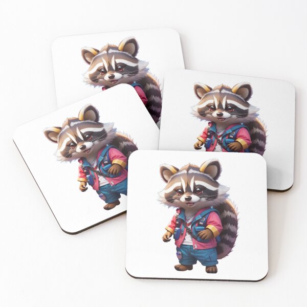 Item preview, Cute Chibi Racoon designed and sold by BeagleDesigns.