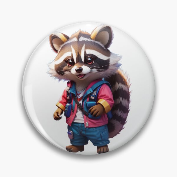 Item preview, Cute Chibi Racoon designed and sold by BeagleDesigns.