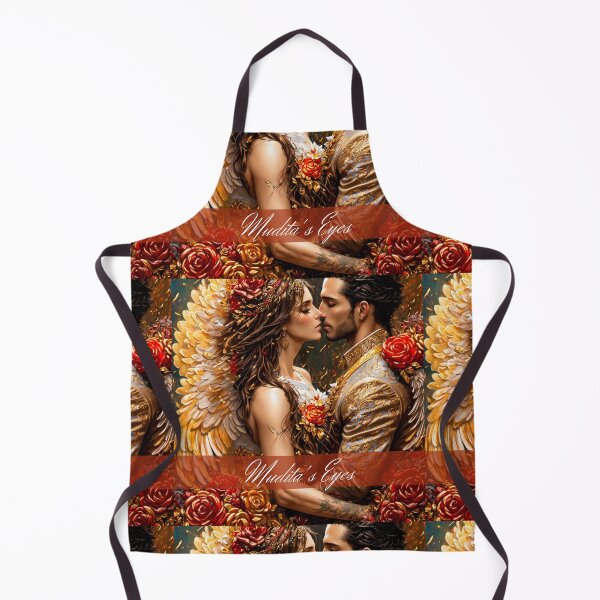 Item preview, Muditas Eyes Divine Masculine and Feminine Couple Red Floral Branding Sticker designed and sold by MuditasEyes.