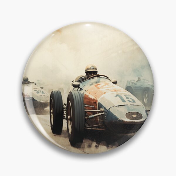 Item preview, A Vintage Car Race designed and sold by GoodOldVintage.