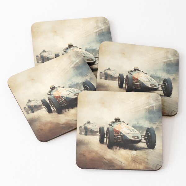 Item preview, A Vintage Car Race designed and sold by GoodOldVintage.