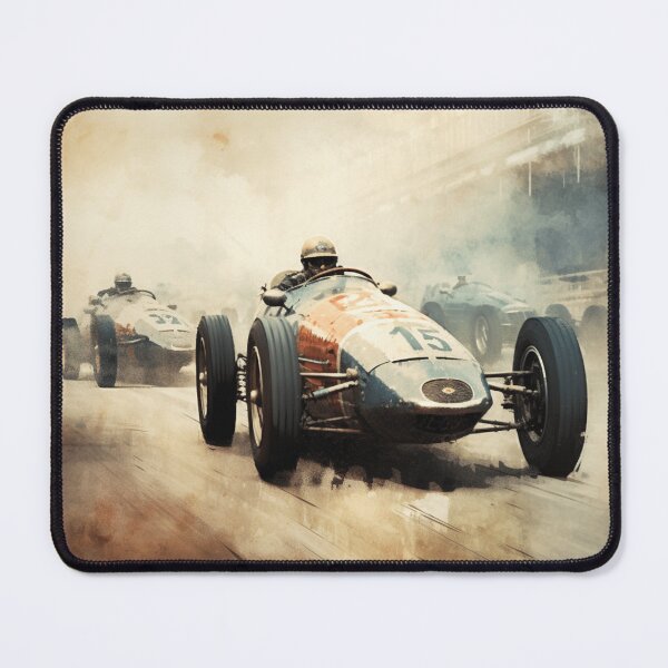 Item preview, A Vintage Car Race designed and sold by GoodOldVintage.