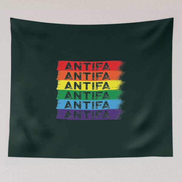 Item preview, Antifa Regenbogen   designed and sold by GustavoSchlo.