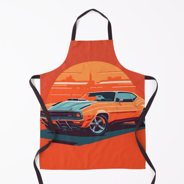Artikelvorschau, Sunset Velocity: Retro-Vintage-Sportwagen in zeitloser Pracht entworfen und verkauft von Ceemko's Vintage Corner.