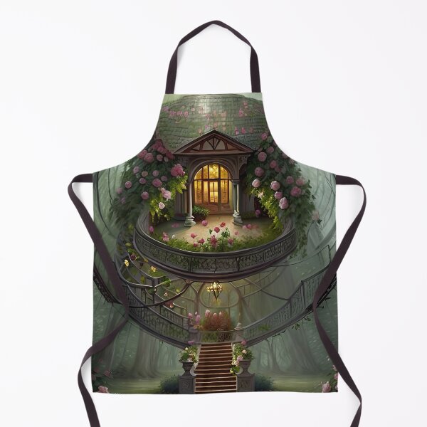 Item preview, A wonderful Flower World Fantasy Garden designed and sold by PixieDustAIArt.