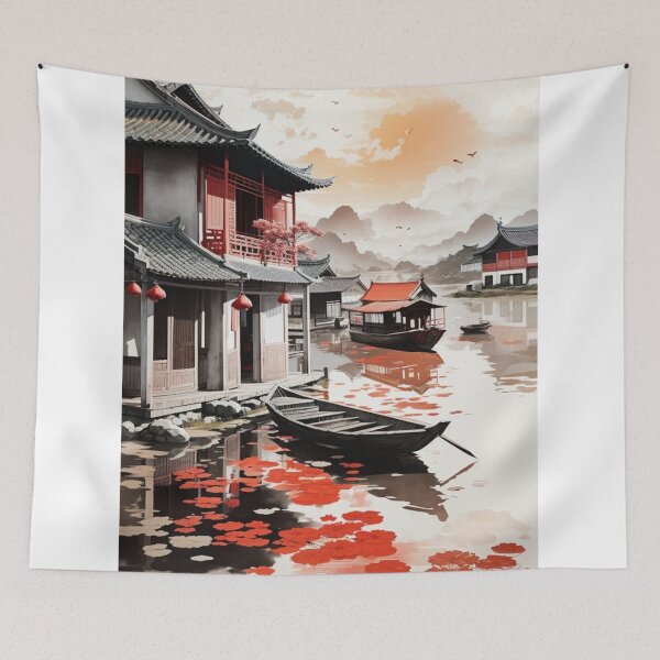 Item preview, Chinese ink painting muted. designed and sold by Artque24.