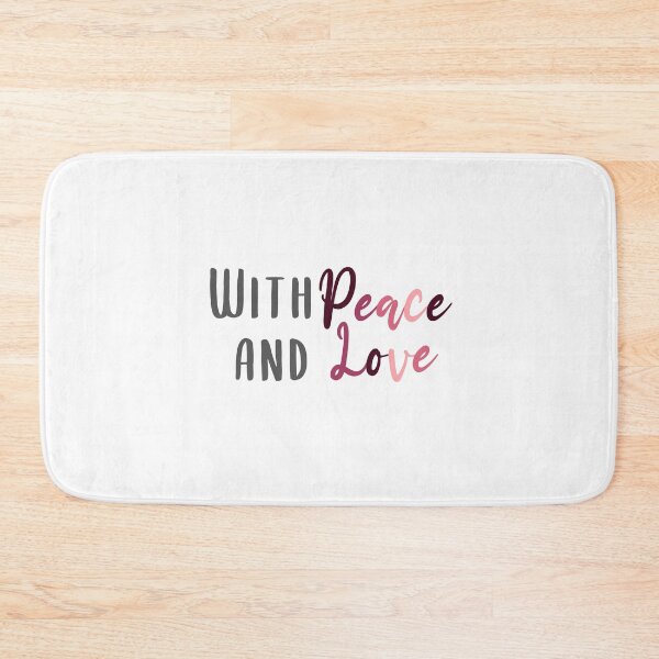 Item preview, With Peace and Love | Frenemies | Retro | Groovy | Frenemy designed and sold by ShoniwDesigns.