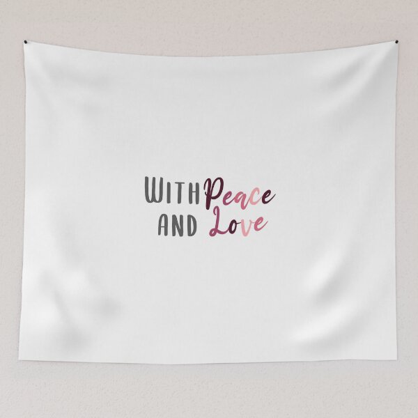 Item preview, With Peace and Love | Frenemies | Retro | Groovy | Frenemy designed and sold by ShoniwDesigns.