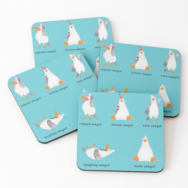 Item preview, seagull in diiferent moods designed and sold by Filippom6.