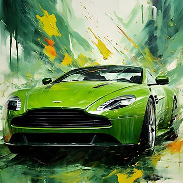 Aston Martin Car Paint Art Magnet for Sale by Jamie Lee