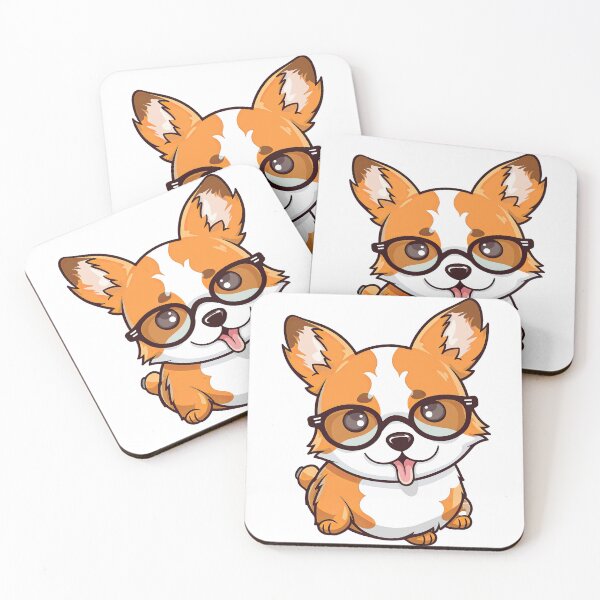 Item preview, Cute Corgi Specs: A Charming Canine Design designed and sold by robsonnjr.