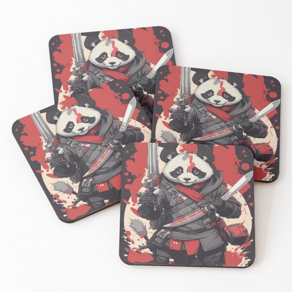 Item preview, A majestic panda bear wielding a sword designed and sold by AFUNARTZ.