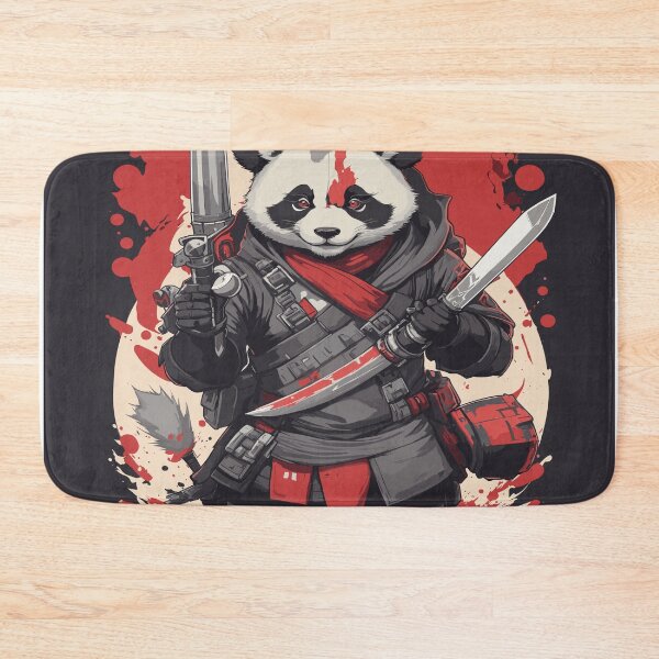 Item preview, A majestic panda bear wielding a sword designed and sold by AFUNARTZ.