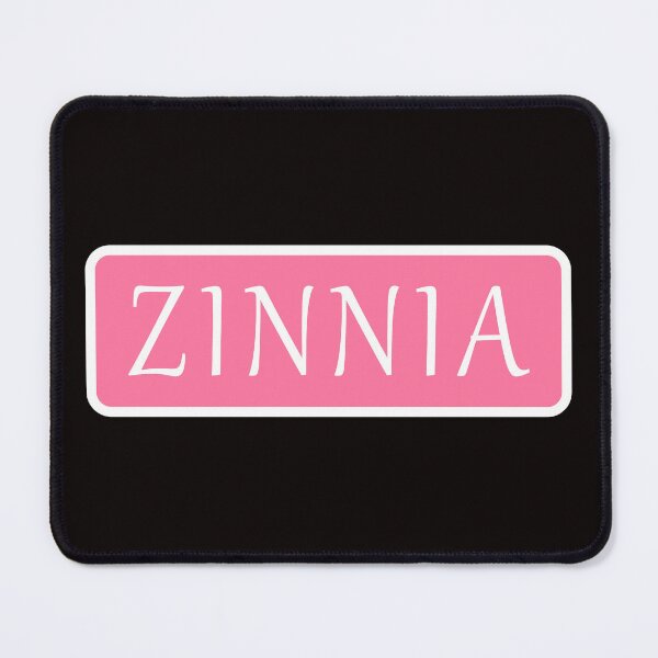 Item preview, Zinnia Girls Name designed and sold by Jeallan Designs.