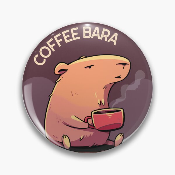 Item preview, Coffee Bara // For coffee lovers and capybara lovers. designed and sold by ImativaDesign.