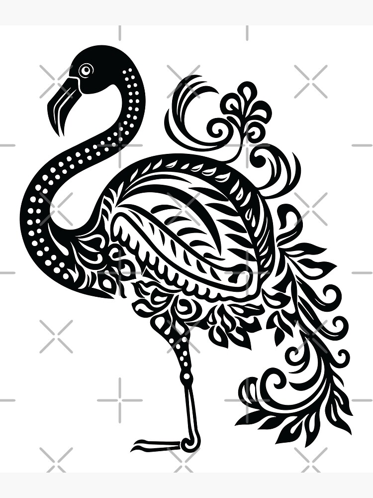 Flamingo Bird Nature Tropical Png Image - Heron Tattoo Clipart (#3238153) -  PikPng