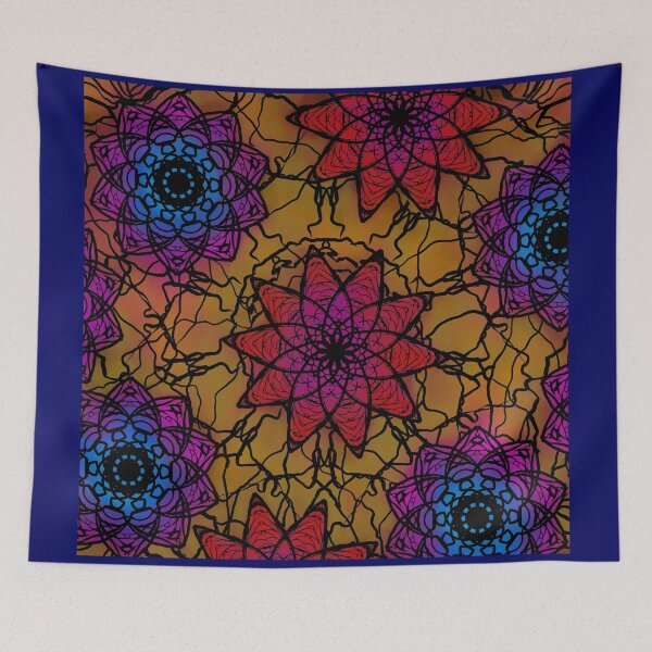 Item preview, abstract floristic background designed and sold by neurostructure.