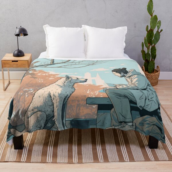 Item preview, A man and his dog look at each other designed and sold by isBotStore.