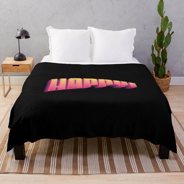 Item preview, Happy - 80s Neon designed and sold by Whimsical Thinker.